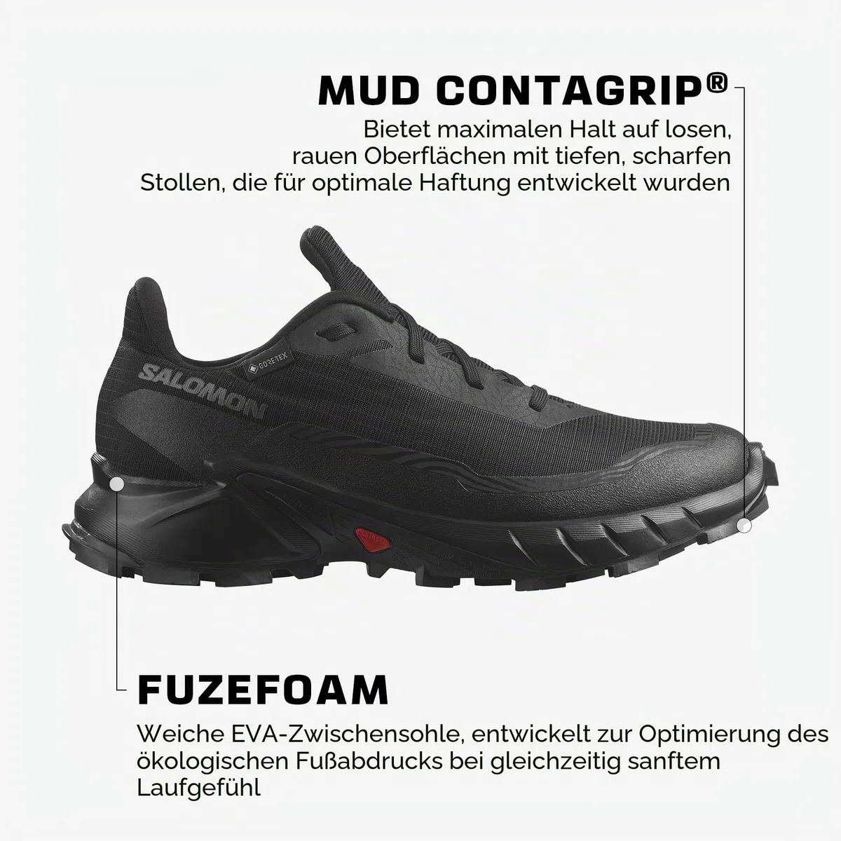 Salomon Herren Alphacross 5 Gore-texHiking Shoe