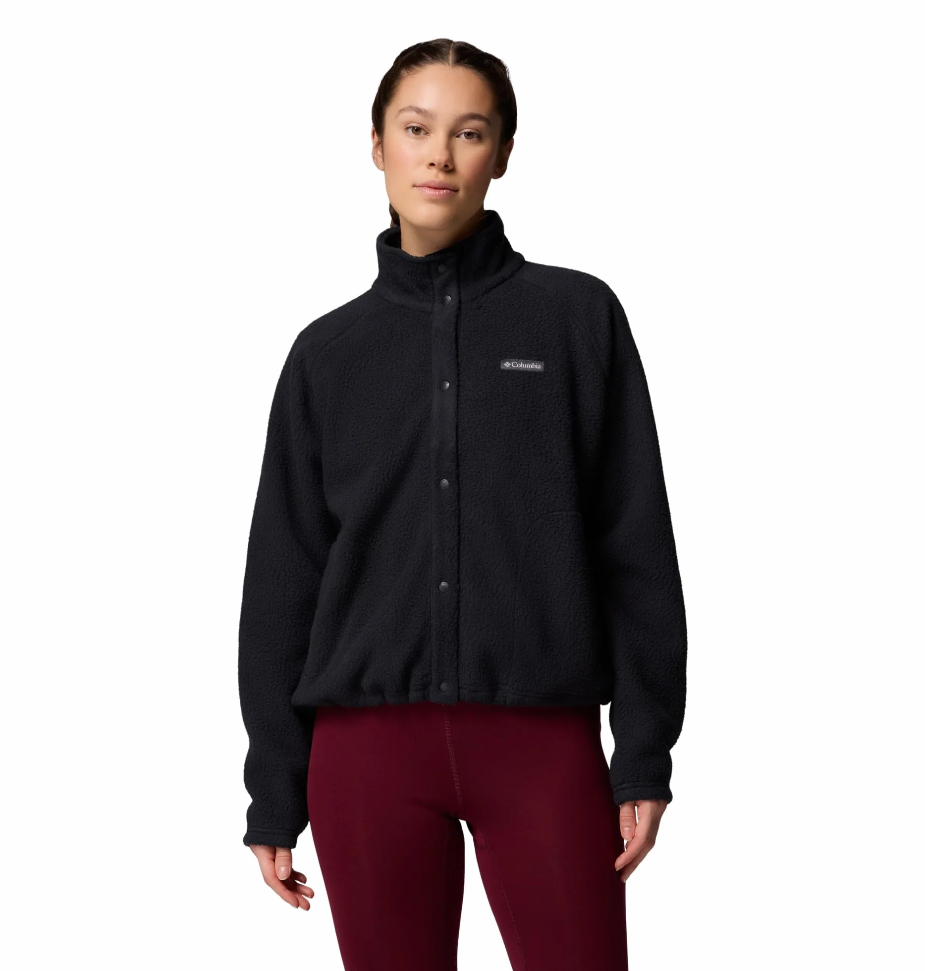 Columbia Damen Jasper Ridge Pebbled Fleece Full Snap Fleecejacke (1er Pack)