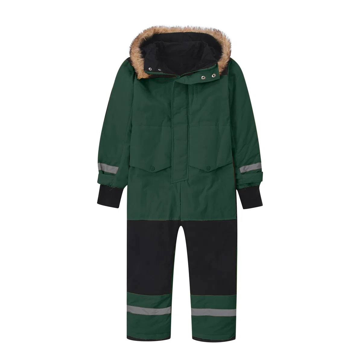 Schneeanzug Kinder Warmes Daunenjacke Set Wasserdichter Winter Skijacke Softshell Dickere Skihose Fellkragenkapuze Winddichter Skianzug Reflektierenden Skibekleidung für Kinder Skioverall