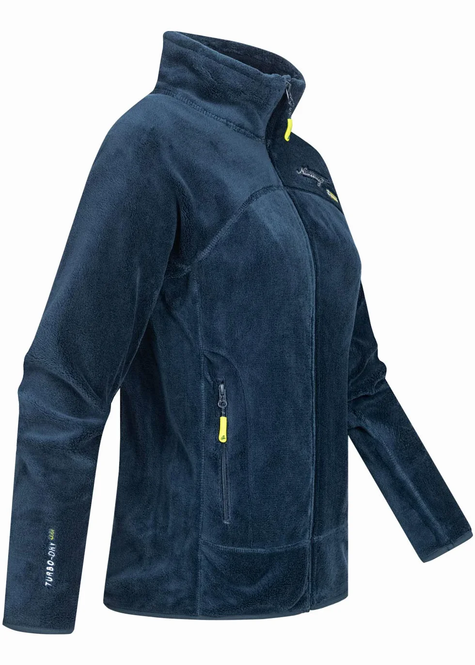 Geographical Norway Upaline Lady - Fleecejacke Damen Fine Frauen Warm Fermetur Zip - Jacke Fleece Herbst Winter Frühling Warm Frauen - Long Sleeve Pullover Pelz Weich Komfort Outdoor
