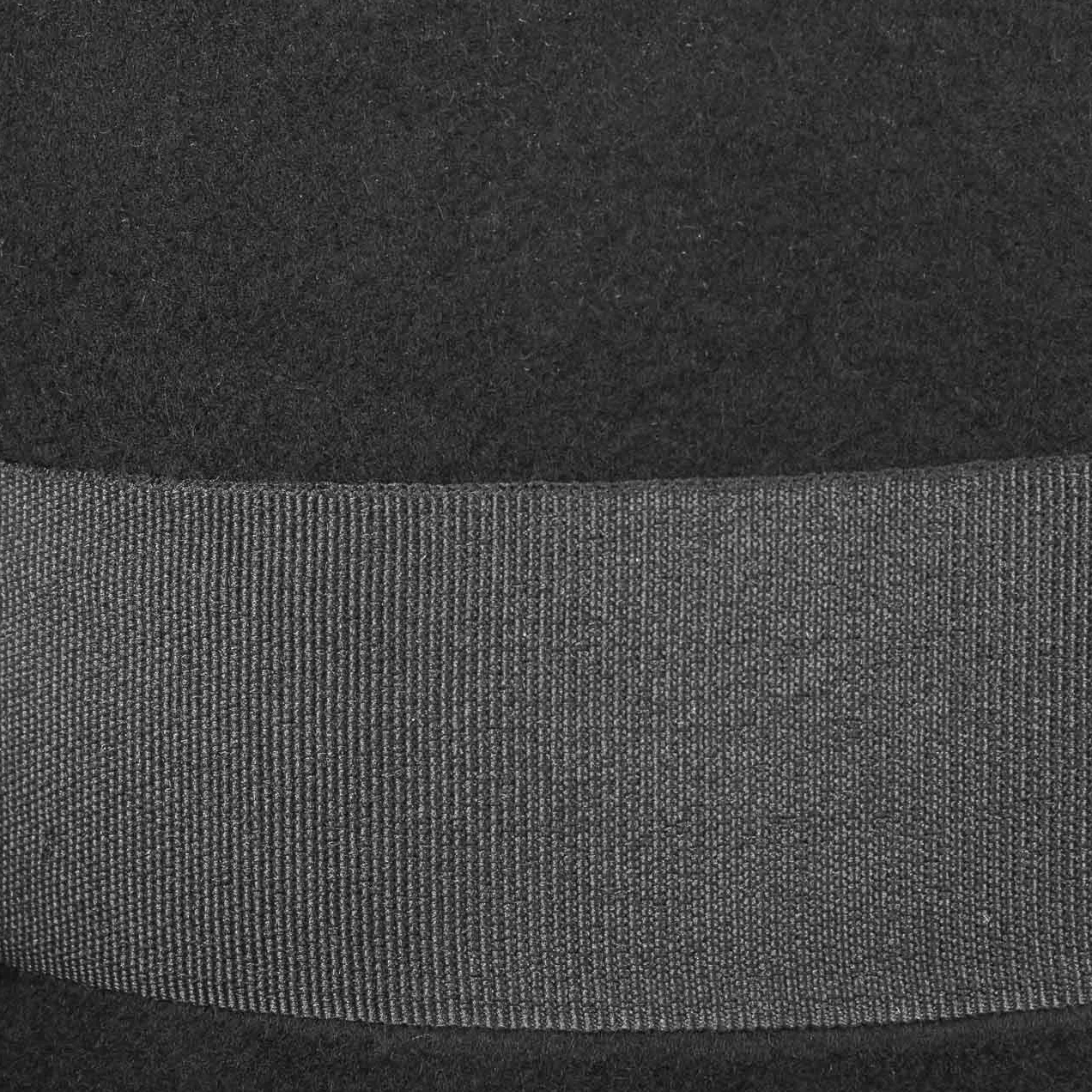 Lipodo Melone Wollfilzhut Bowler Ripsband Damen Herren Made in Italy Sommer Winter Anlasshut
