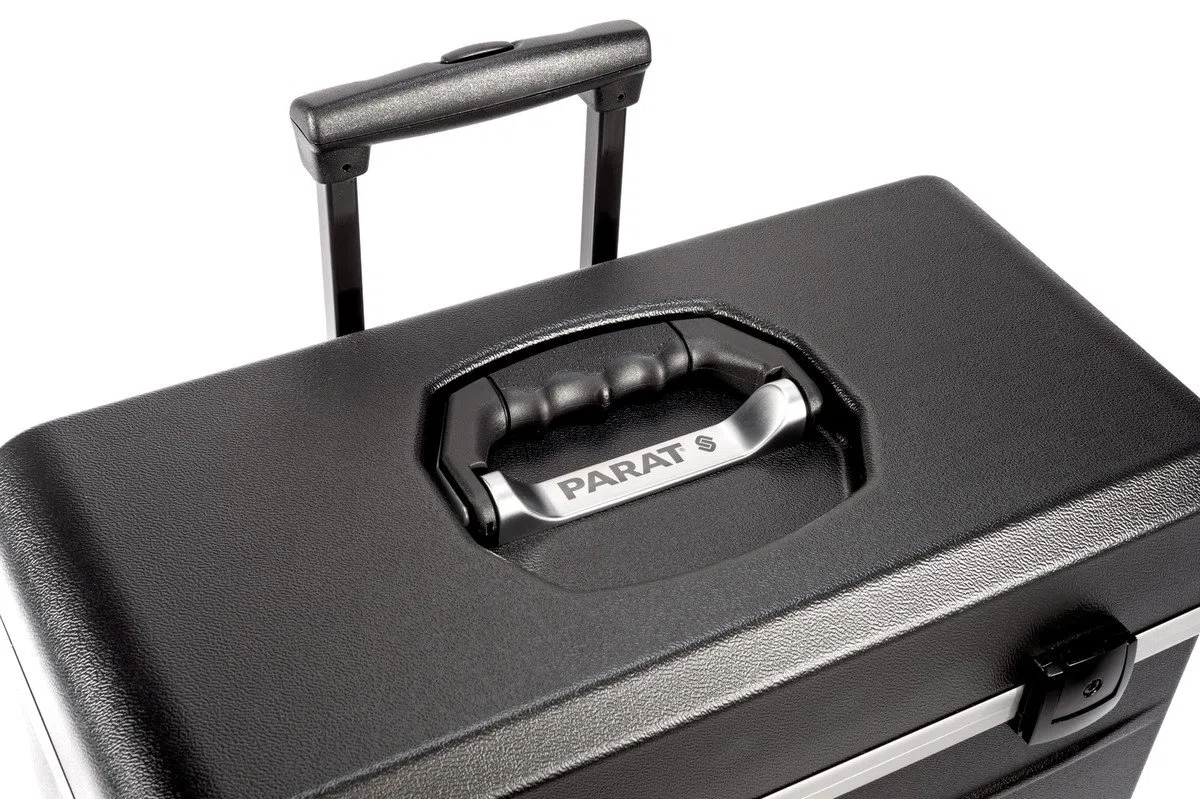 Parat Arbeitstasche PARADOC TronX (mit gepolstertem Notebookfach, Dokumentenfach; Rollen, Material: X-ABS-Kunststoff; schwarz (leer - ohne Inhalt))
