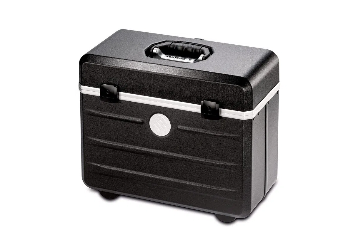 Parat Arbeitstasche PARADOC TronX (mit gepolstertem Notebookfach, Dokumentenfach; Rollen, Material: X-ABS-Kunststoff; schwarz (leer - ohne Inhalt))