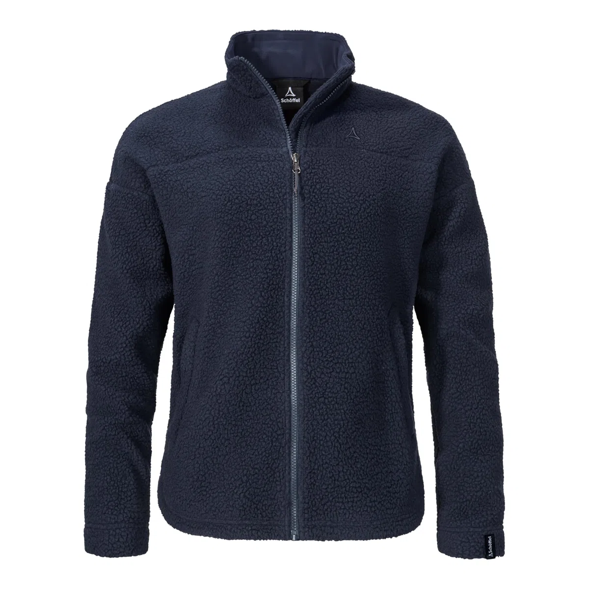 Schöffel Damen CIRC Fleece Jk Style Purga WMS, kreislauffähige Fleecejacke aus kuscheligem Sherpa Fleece, wärmende, schnell trocknende Outdoor Jacke mit fast 100% Recyclingfähigkeit