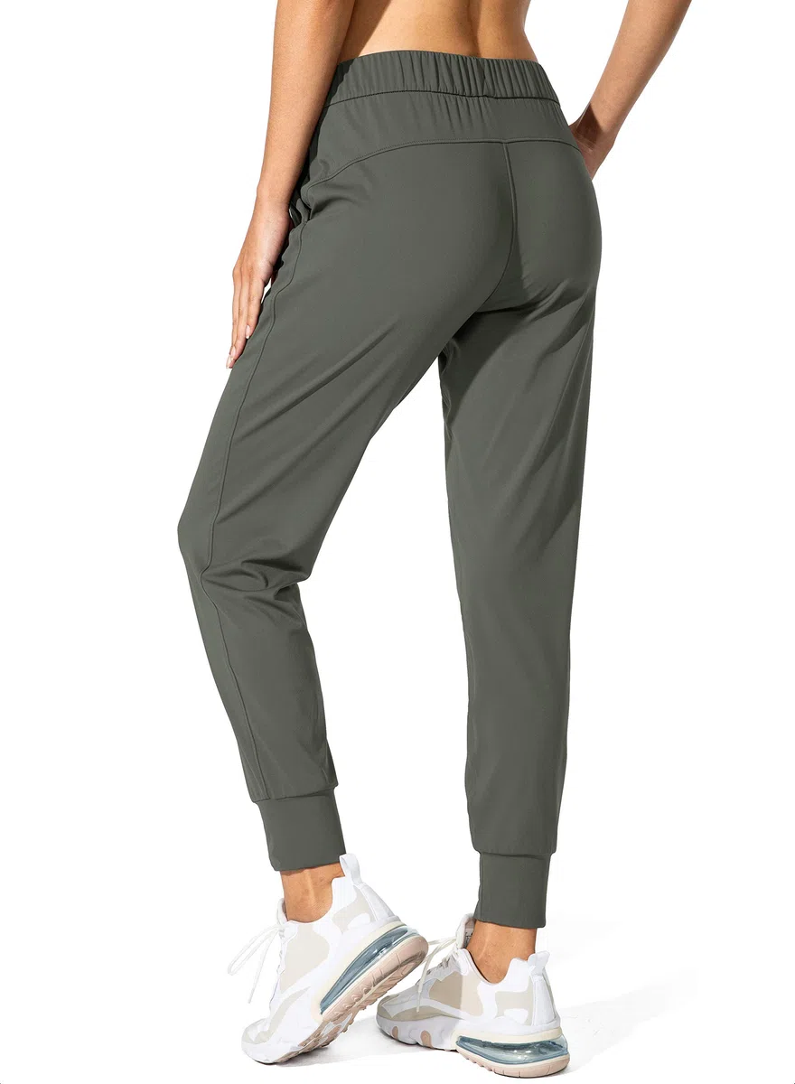 SANTINY Damen-Jogginghose, Taschen, Kordelzug, Laufhose für Damen, Lounge, Workout, Joggen