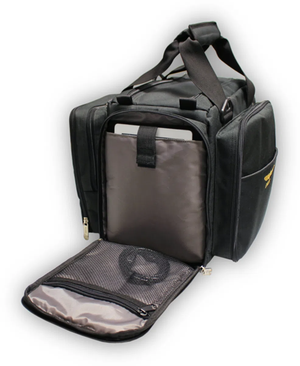 Design4Pilots - Pilotentasche "Crosscountry" für Überlandflüge und Tagesausflüge, schwarz