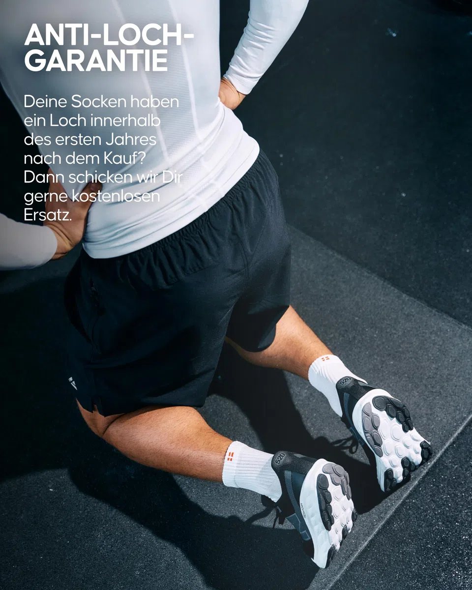 DANISH ENDURANCE Quarter Laufsocken, Knöchelhohe Sportsocken, Atmungsaktive Socken, Leichte Kompression, Gepolstert & Anti-Schweiß, Damen & Herren, 5 Paar