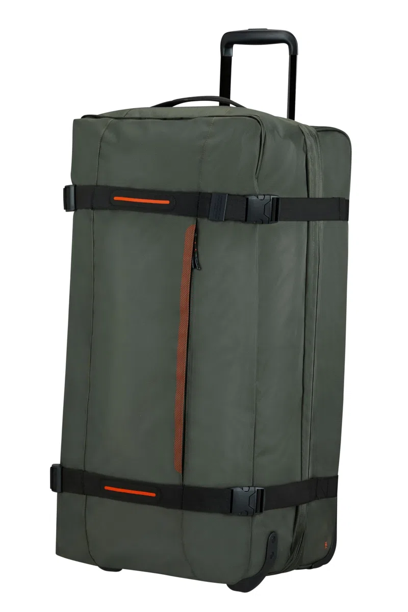American Tourister Urban Track, Reisetasche mit 2 Rollen, 78.5 cm, 116 L, Grün (Dark Khaki)
