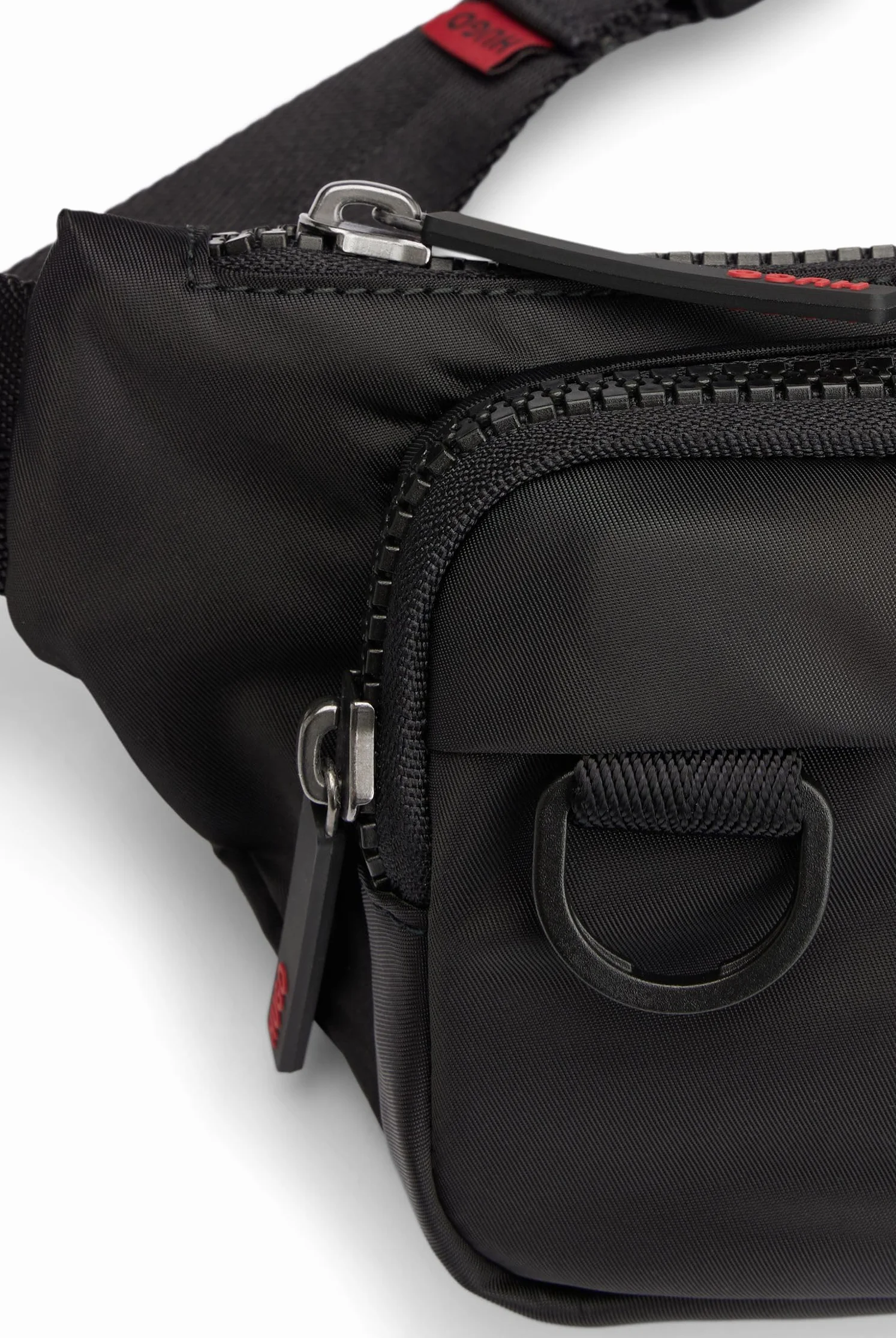 HUGO Herren Ethon 2.0N Bumbag N Gürteltasche mit Logo-Label aus Gummi