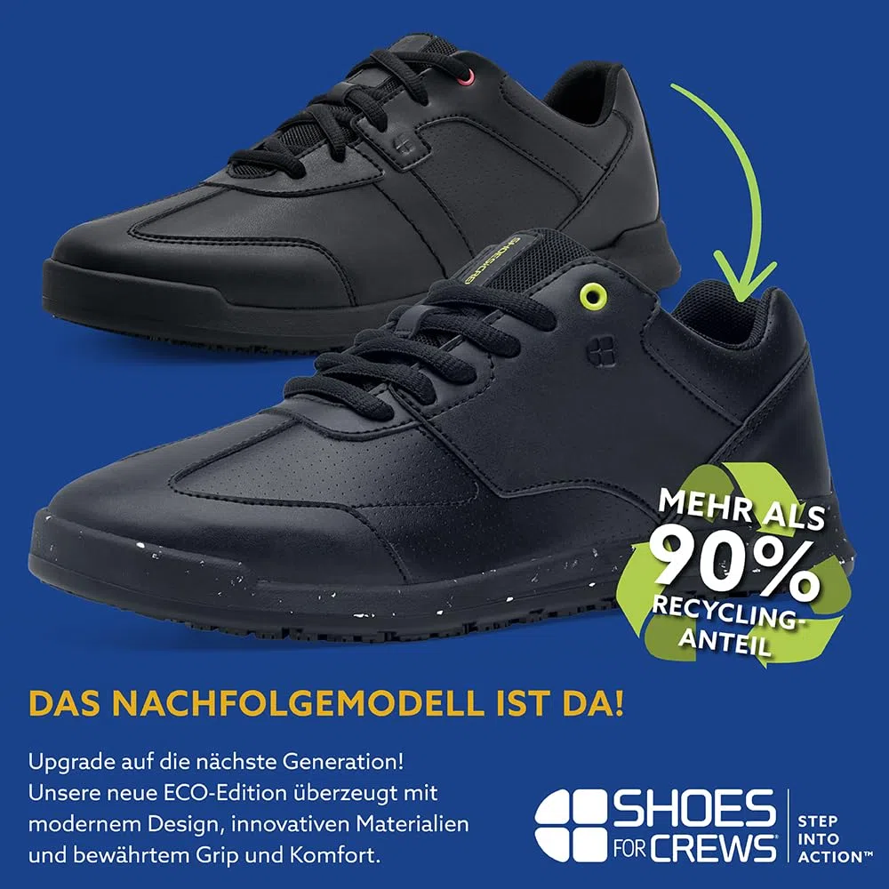 Shoes for Crews Herren-Arbeits-Sneaker mit rutschhemmender Sohle – Leichte, Wasserabweisende Herren-Schuhe, ideal für Gastronomie und Küchen für Kellner und Koch, Einzelhandel – Freestyle II