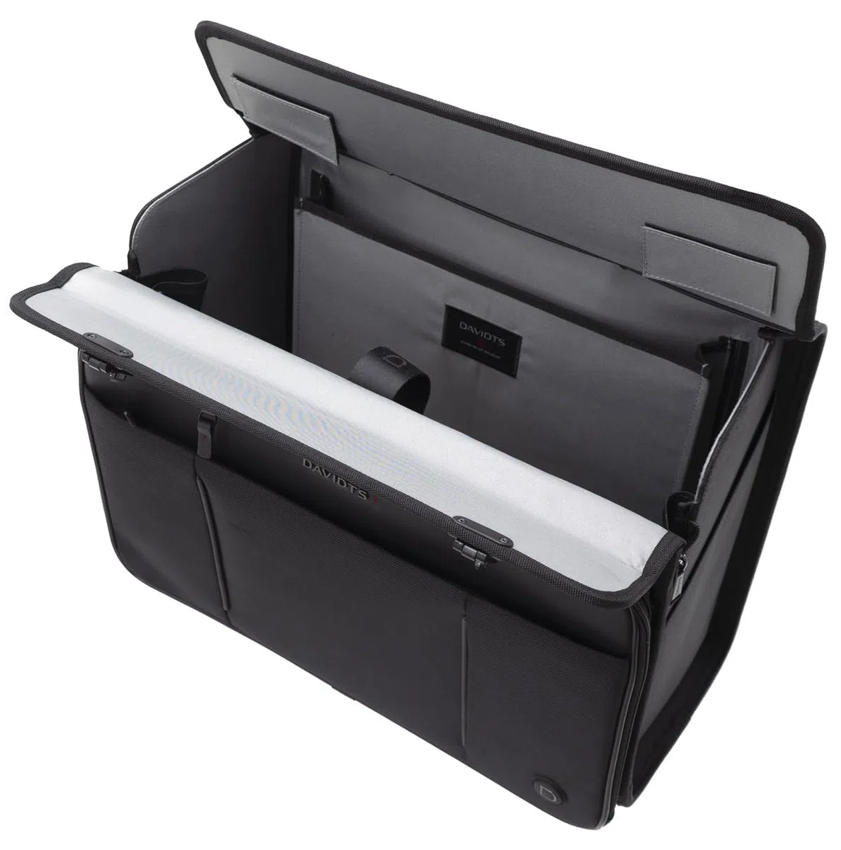 Pilotenkoffer Aktenkoffer Unisex Lehrerkoffer Trolley 47 cm Schwarz