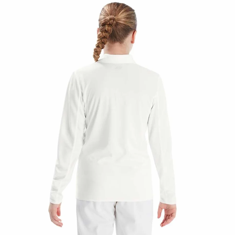 Canterbury Cricket Performance Long Sleeve Polo Shirt für Jungen, Cream, 12 Jahre