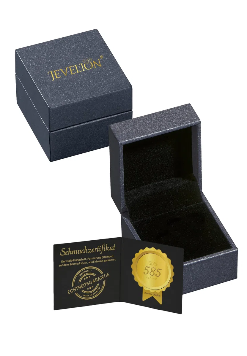 Herz Medaillon Antik-mattiert-geschwärzt zum Öffnen Anhänger für 2 Bilder 585 Gold Bild Amulett oval für Damen mit Halskette oder ohne Kette wählbar + Schmuck-Etui