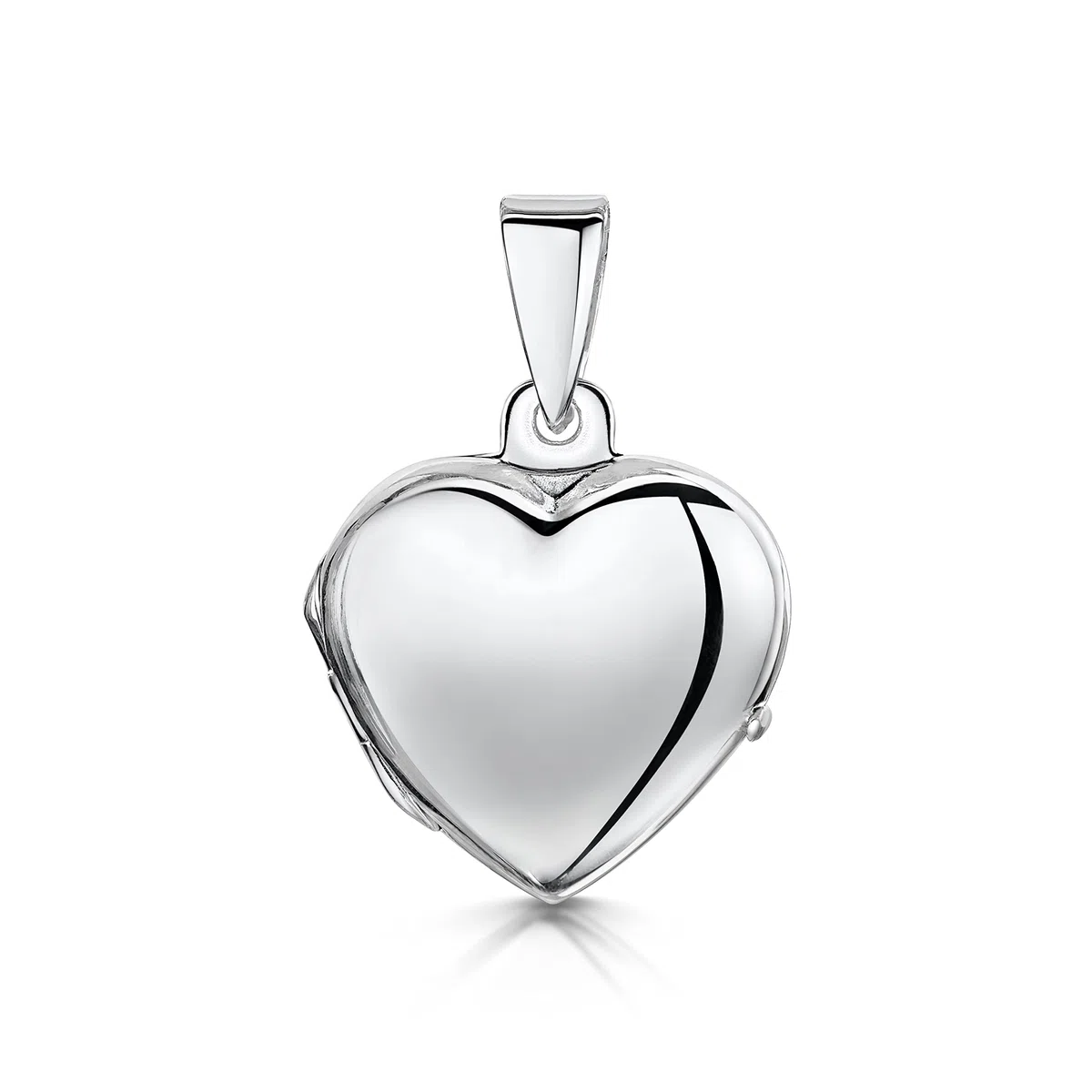 Amberta Medaillon aus 925 Sterling Silber - Anhänger in verschiedenen Formen für Damen - für Fotos und Edelsteine, Sterling-Silber