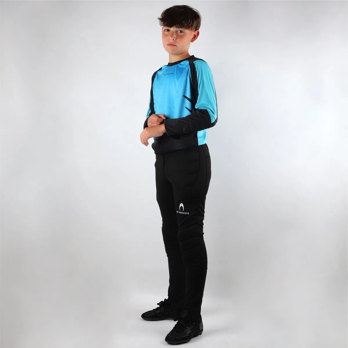 HO Soccer Uni Kinder Kid Keeper Set Deep-sea Blue Fröhlicher Torwart