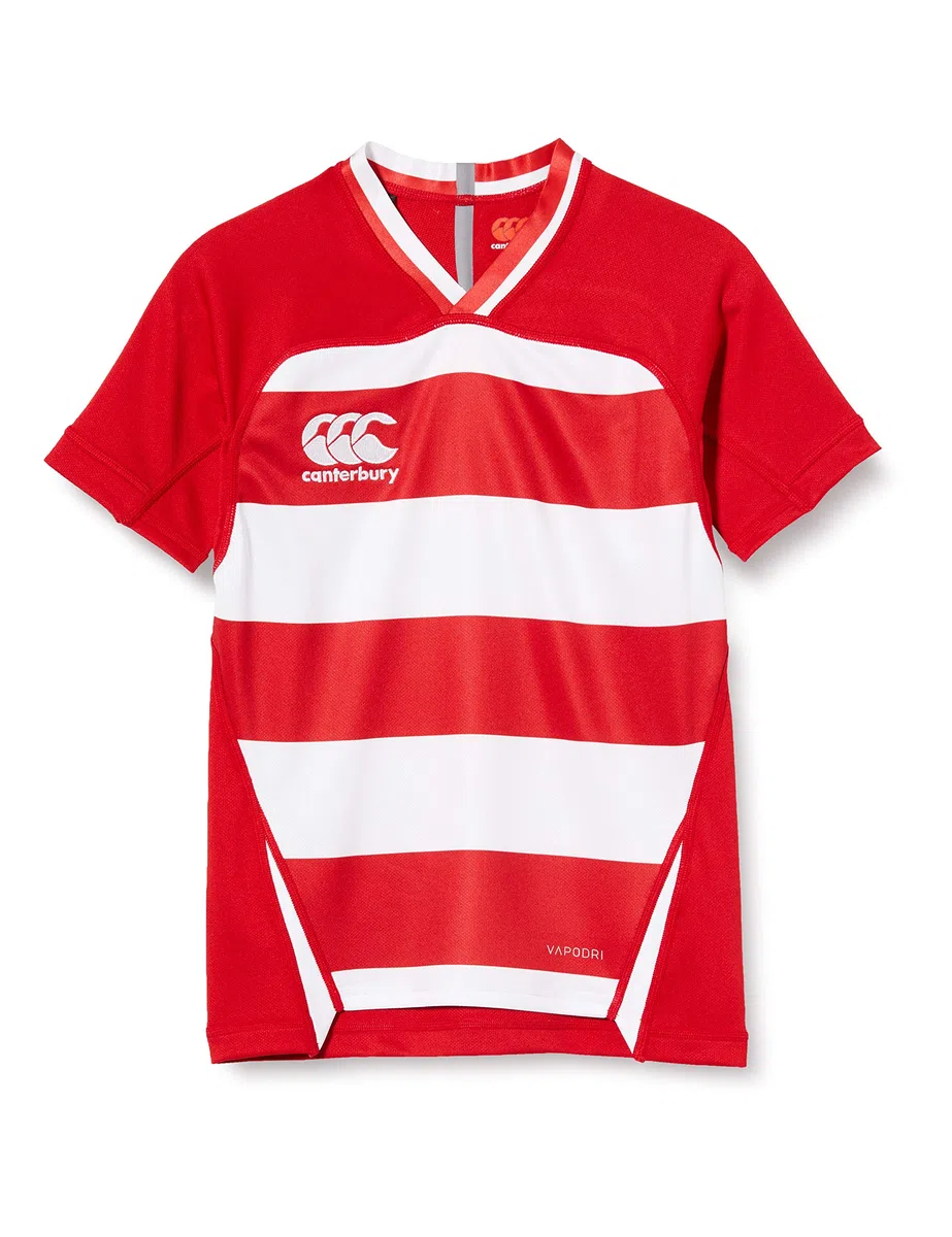 Canterbury Jungen Vapodri Evader Hooped Rugby Trikot (1er Pack)