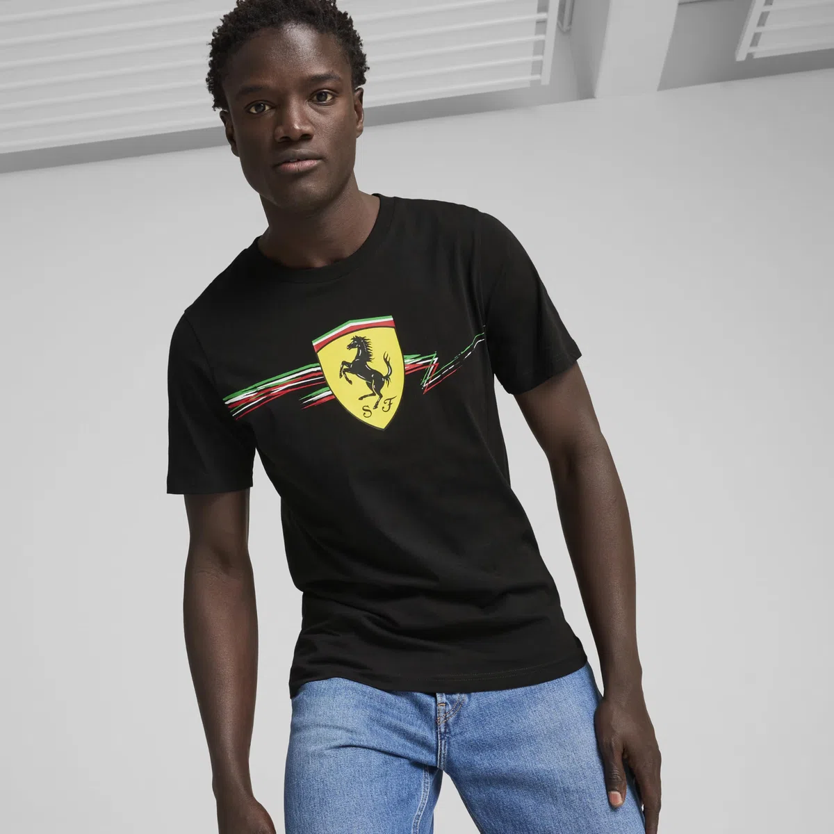Puma Herren Scuderia Ferrari Race Shield T-Shirt T-Shirt (1er Pack)