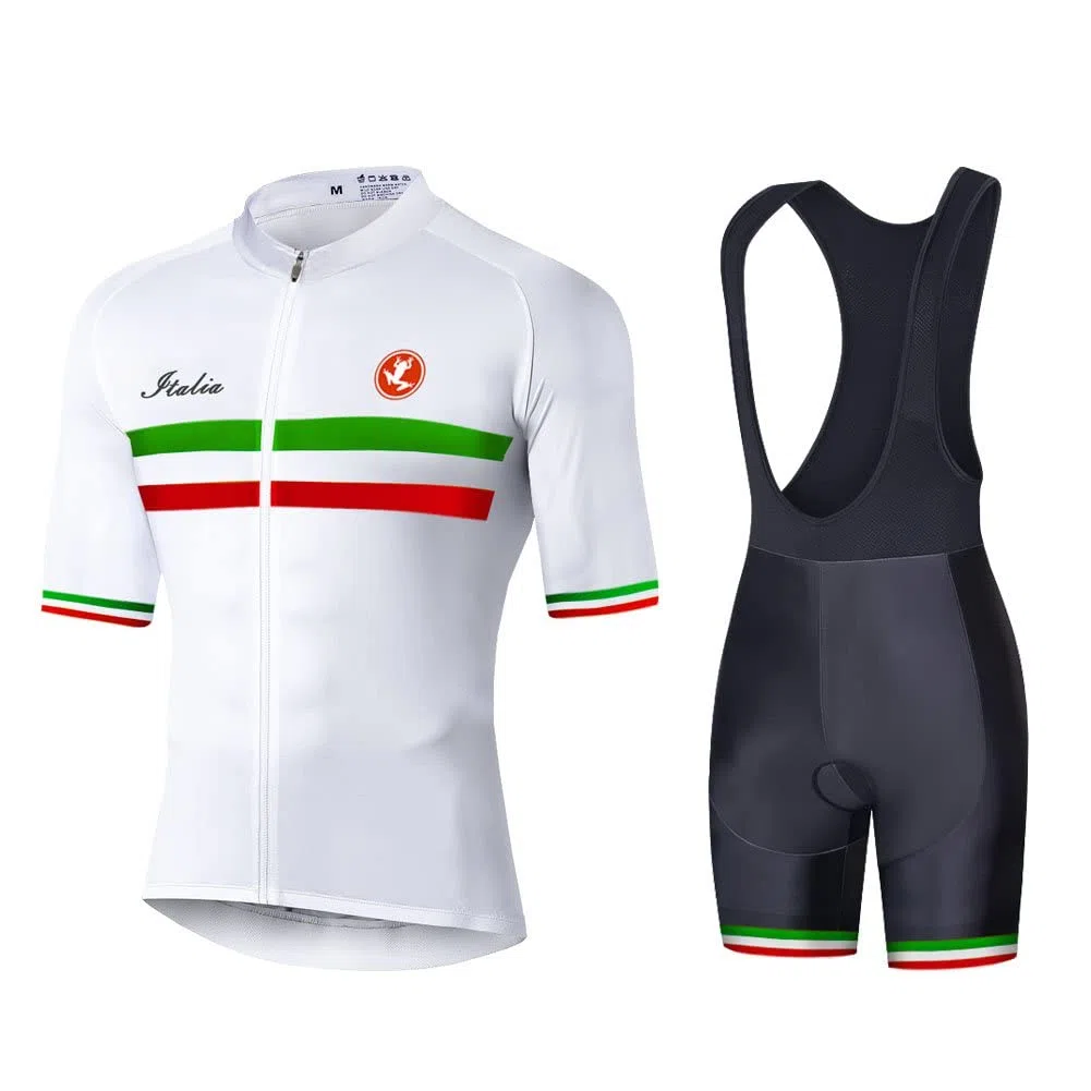UGLY FROG Herren Deutschland，Österreich,Spanien，England Nationalflagge Designs Fahrradtrikot Kurzarm Team/Radtrikot/Jersey/Atmungsaktiv/Schnelltrocknend/Reflektoren