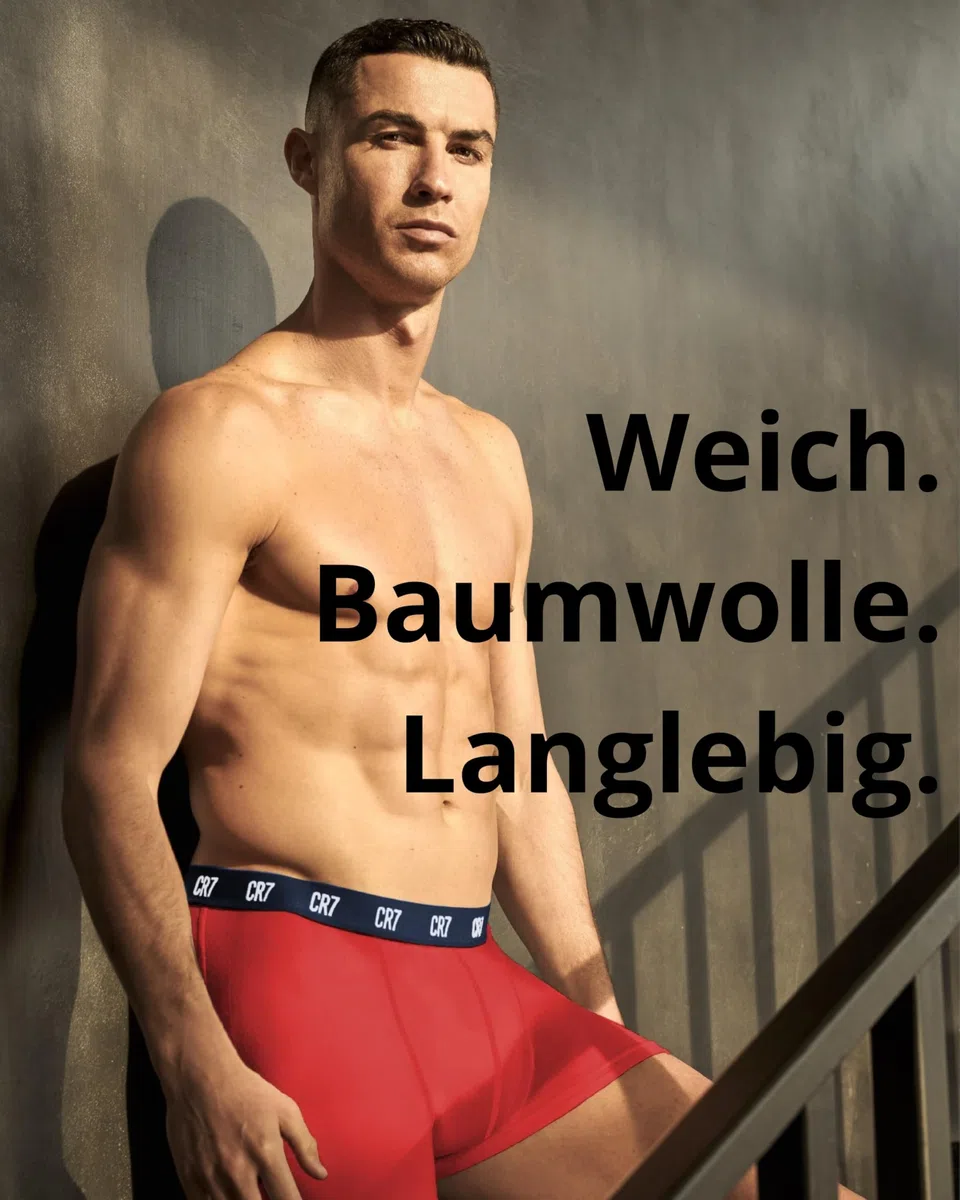 CR7 Boxershorts Herren Baumwolle – Cristiano Ronaldo Premium Herren Unterhosen – Männer Baumwoll Boxershorts Set – Komfort & Style – 5er-Pack
