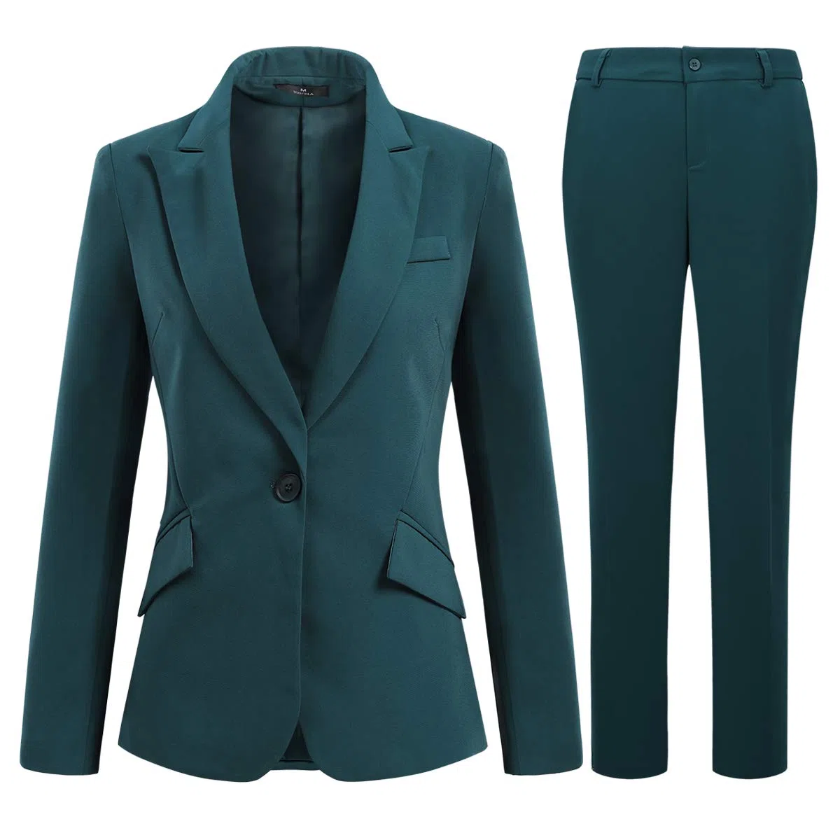 YFFUSHI Hosenanzug Damen Business Slim Fit Anzug Set Langarm Elegant Blazer Mit Outfit für Office