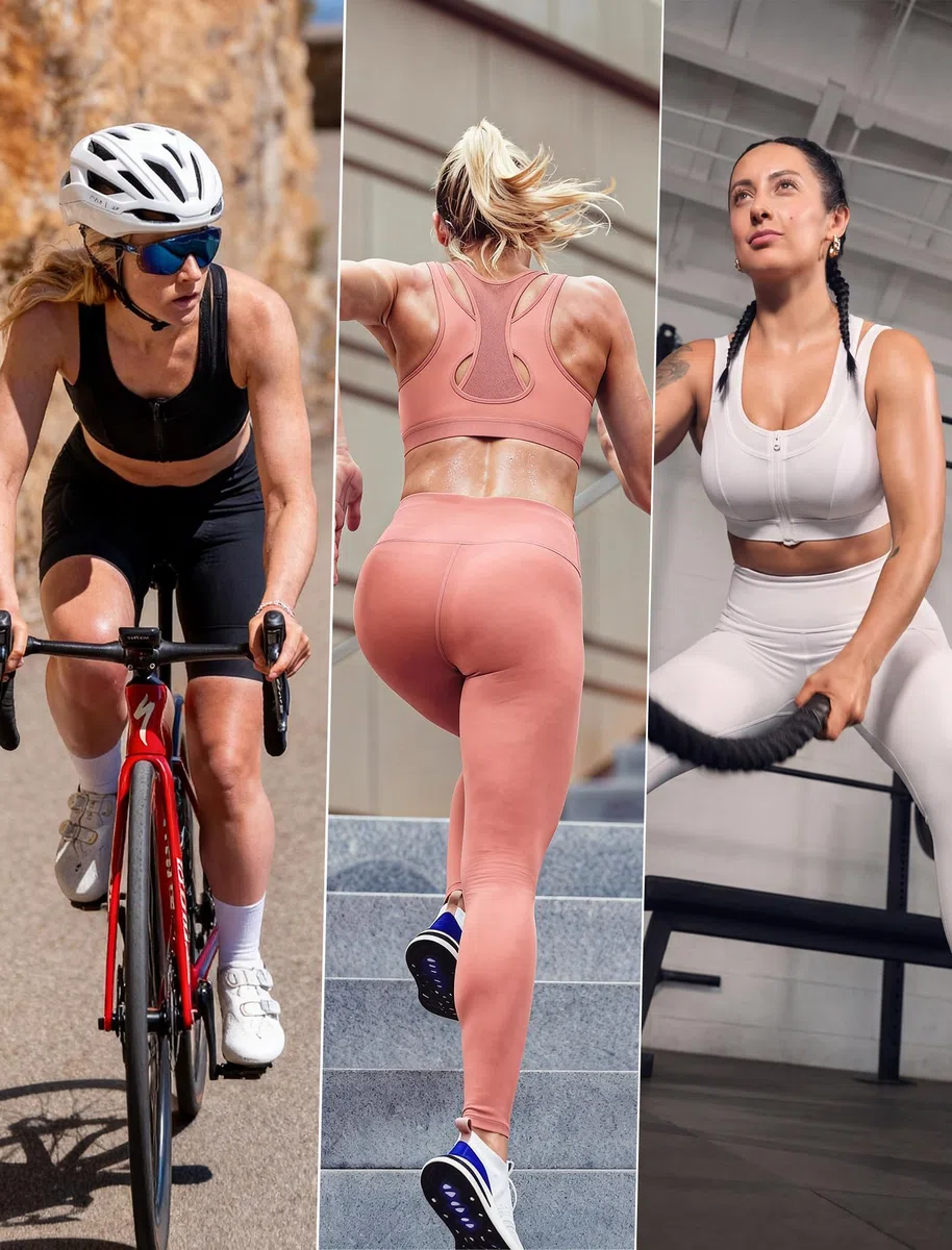 Yvette Sport BH Damen Starker Halt mit Vorderverschluss Große Größen für Fitness Laufen Joggen