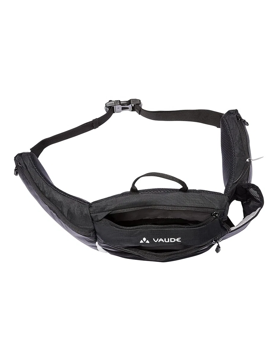 VAUDE Hüfttasche mit isoliertem Flaschenhalter, Bauchtasche für Damen und Herren, Laufgu?rtel mit Trinkflasche, 4 L