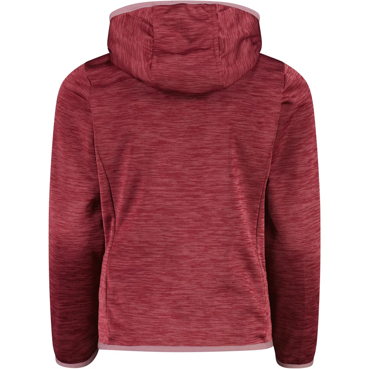 CMP Kinder Outdoor Jacke aus Knit Tech mit Kapuze Gr. 140 | Vielseitig als Außenschicht oder Midlayer tragbar, Frontreißverschluss mit Kinnschutz gegen Scheuern
