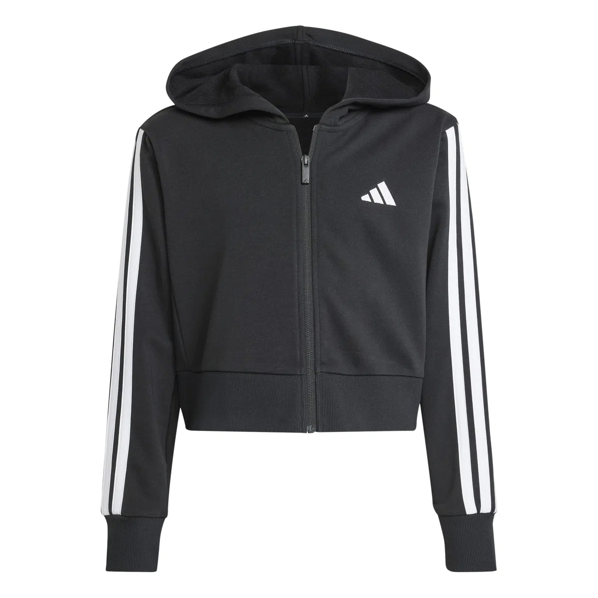 Adidas Mädchen Essentials Full Zip Crop Hoodie