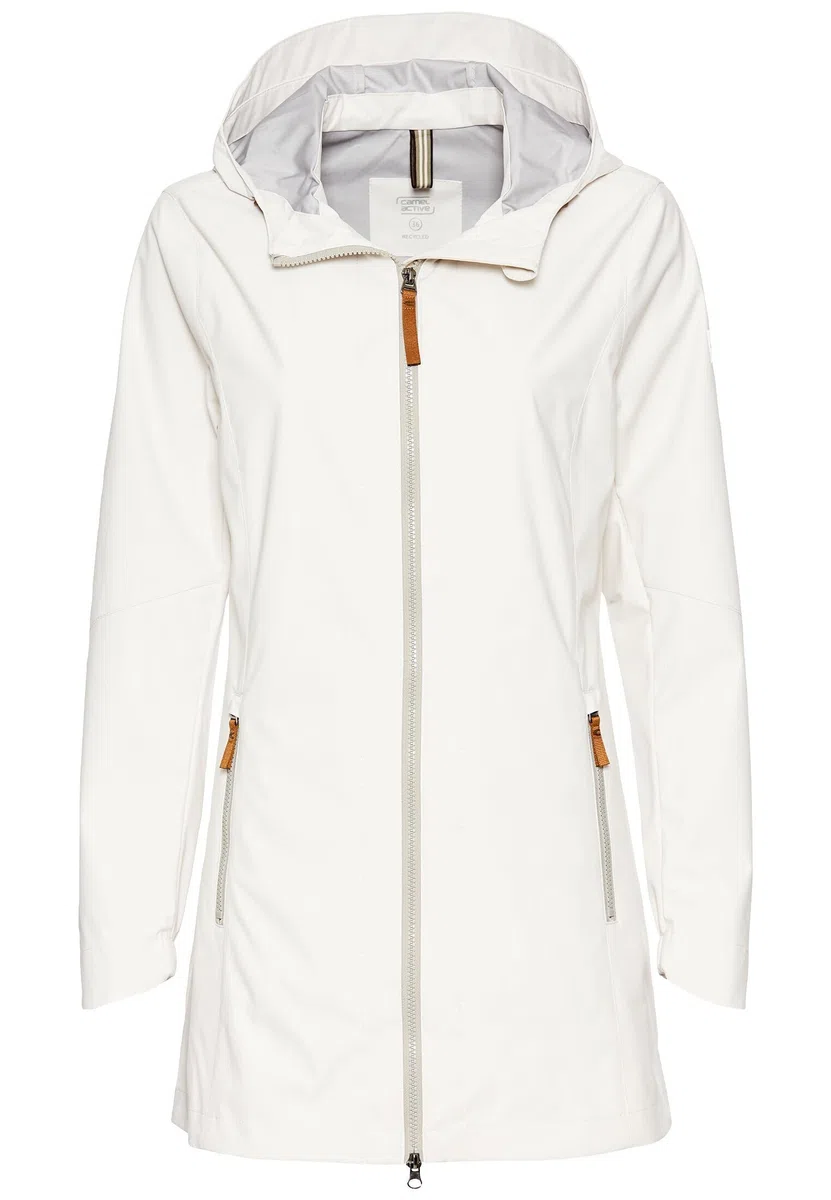 camel active Damen Softshelljacke | aus recyceltem Polyester | wasserabweisend