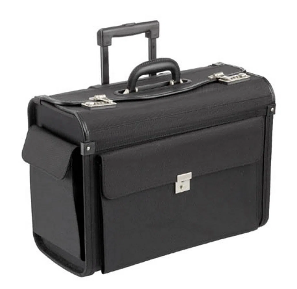Trolley-Pilotenkoffer - XL-Größe: 50 x 41 x 26 cm - Inlinerrollen