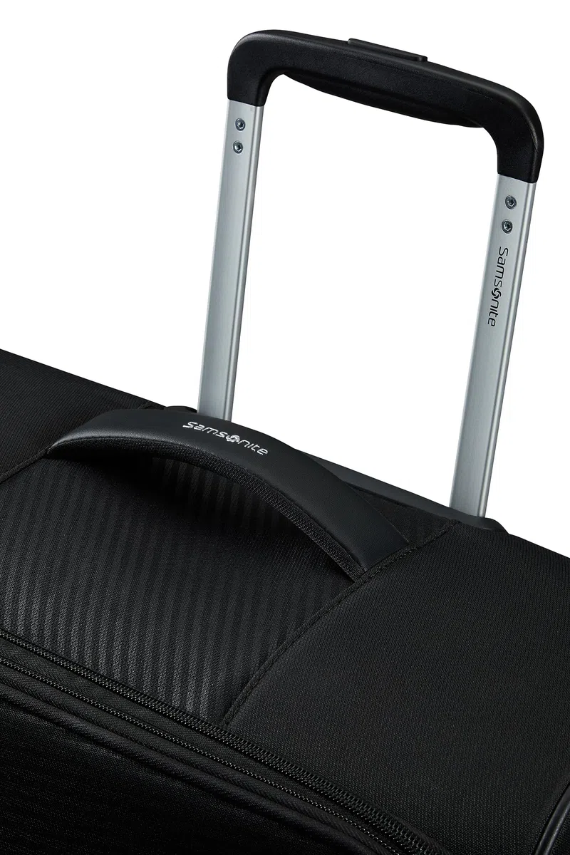 Samsonite Litebeam - Spinner L, Erweiterbar Koffer, 77 cm, 103/111 L, Schwarz (Black)