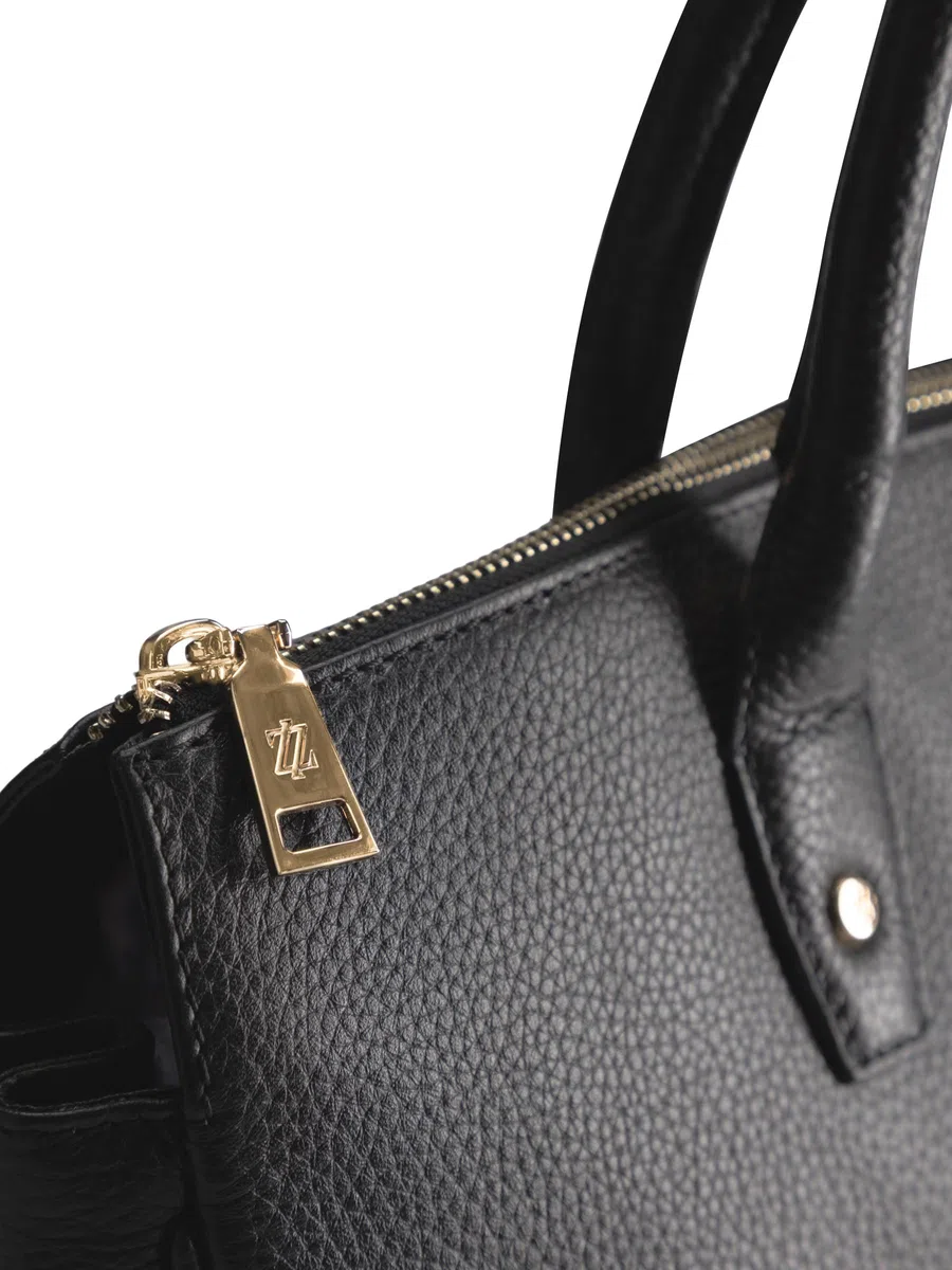 Lazarotti Bologna XL Damen Leder Handtasche | längenverstell- & abnehmbarer Tragegurt | sehr große Henkeltasche 40 cm