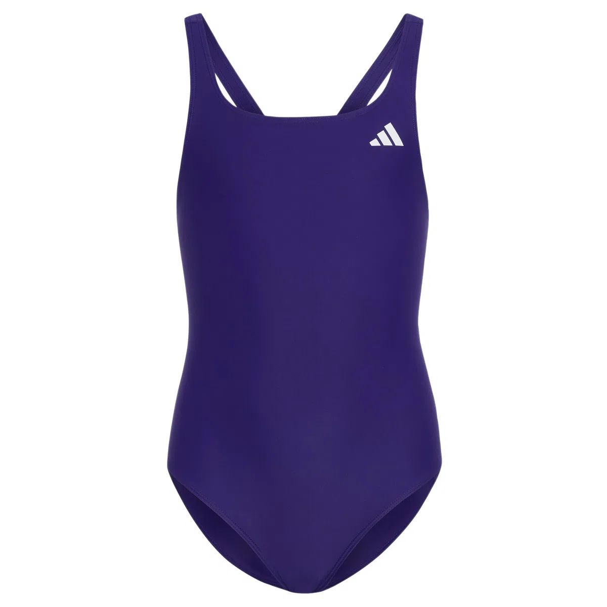 adidas Mädchen V-Back Swimsuit Kids Swimwear, Collegiate Purple, 4-5 Years