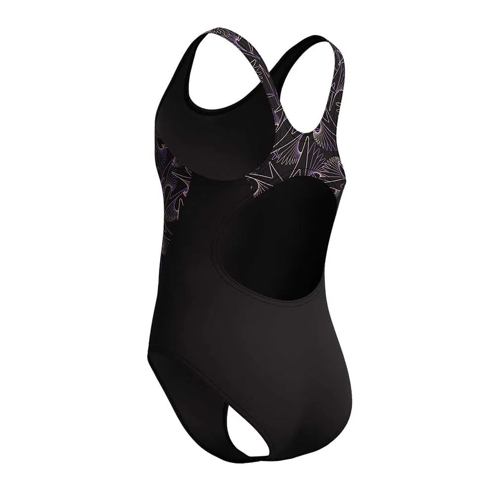 Speedo HyperBoom Splice Muscleback Badeanzug für Mädchen, Orange