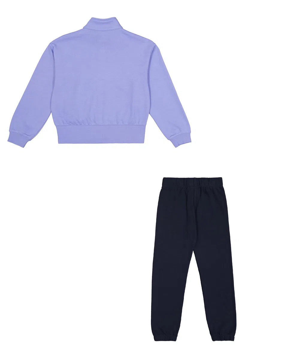 Champion Mädchen Legacy Girl - Full Zip Sweatsuit Elastic Cuff Sweatsuit (2er Pack)