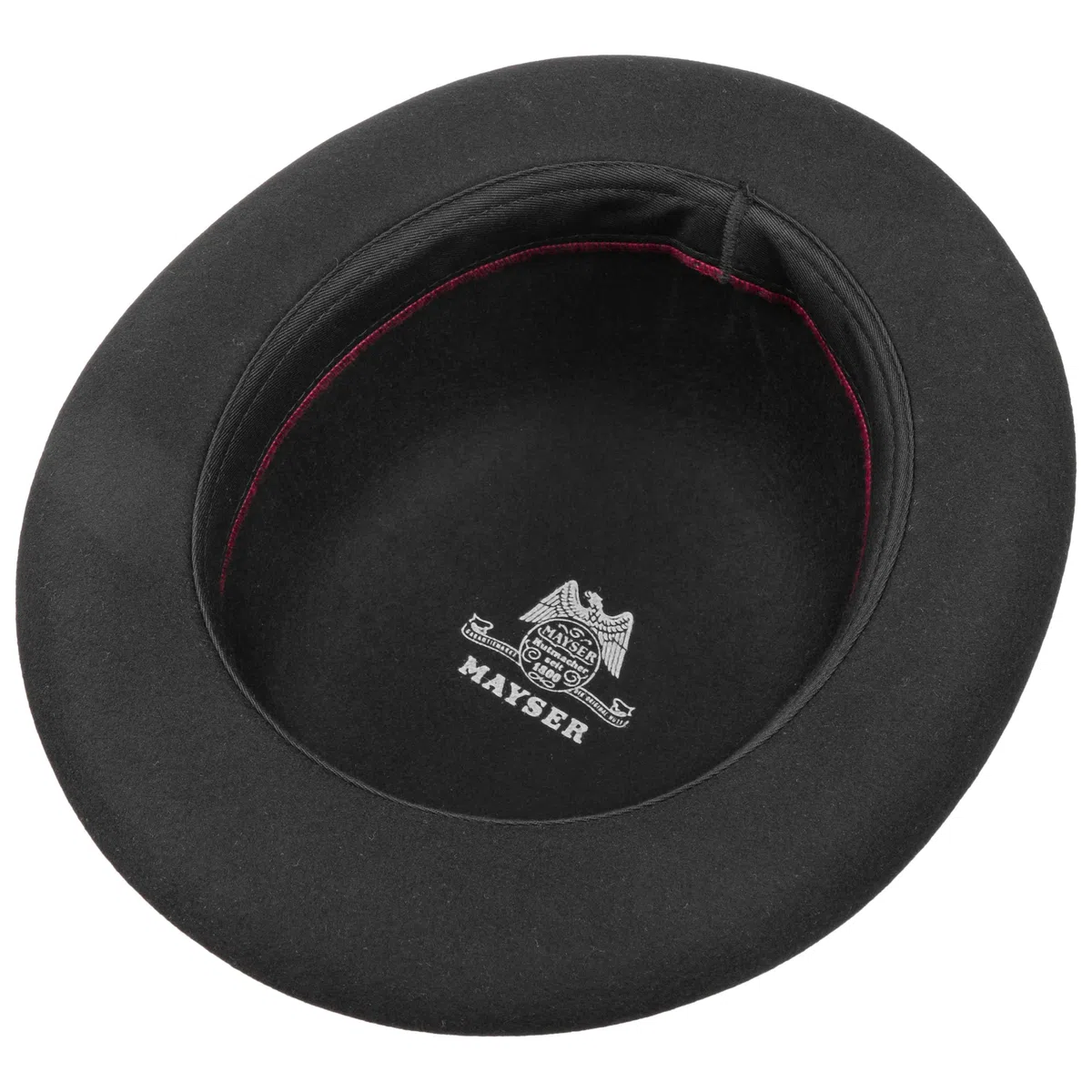 Mayser Viril Melone Hut Herrenhut Bowler Wollfilzhut Mit Ripsband