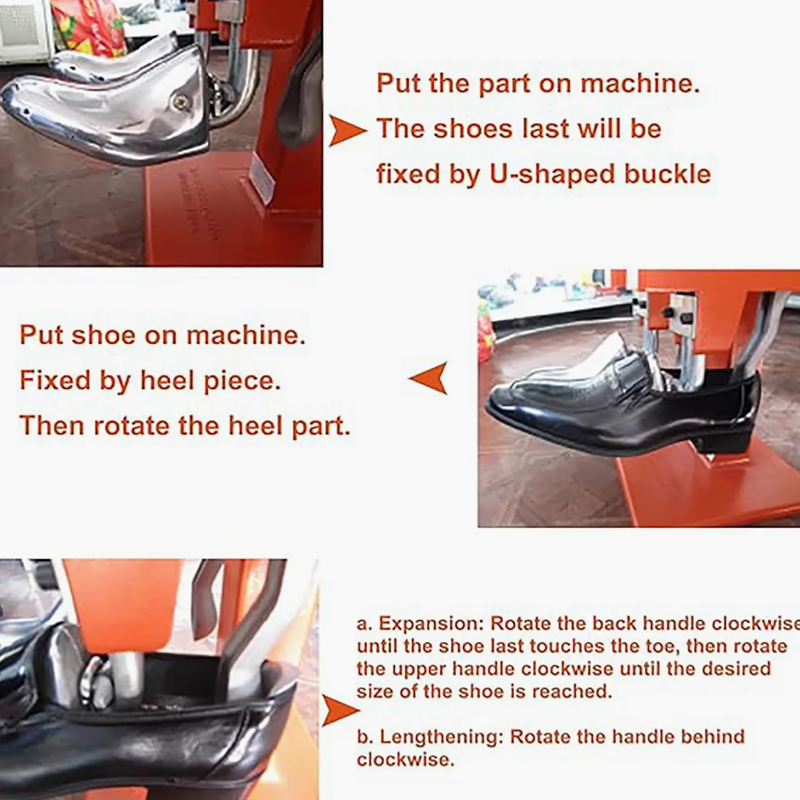 Schuhspanner Maschine Einstellbare Länge & Breite für Lederschuhe Vier Köpfe Design für Effektive Expansion