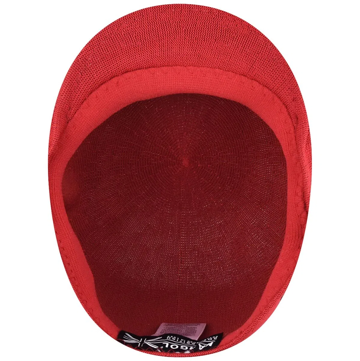 Kangol Seamless Tropic 507 Flatcap Schirmmütze Schiebermütze Damen/Herren - mit Schirm Frühling-Sommer Sommer - S (54-55 cm) rot