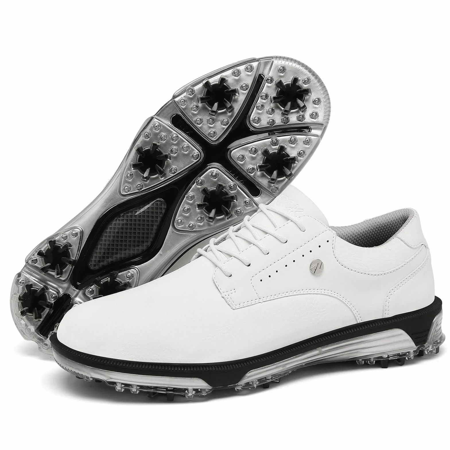 ULTIANT Golfschuhe Herren wasserdichte Langlebig Schnürung Atmungsaktiv Trainingsschuh für Golf