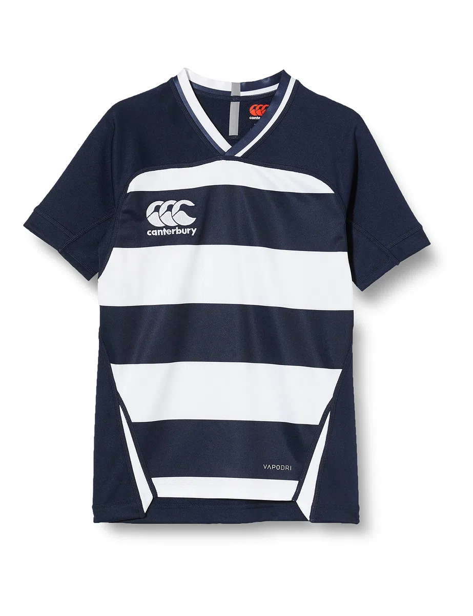 Canterbury Jungen Vapodri Evader Hooped Rugby Jersey Rugby Trikot (1er Pack)