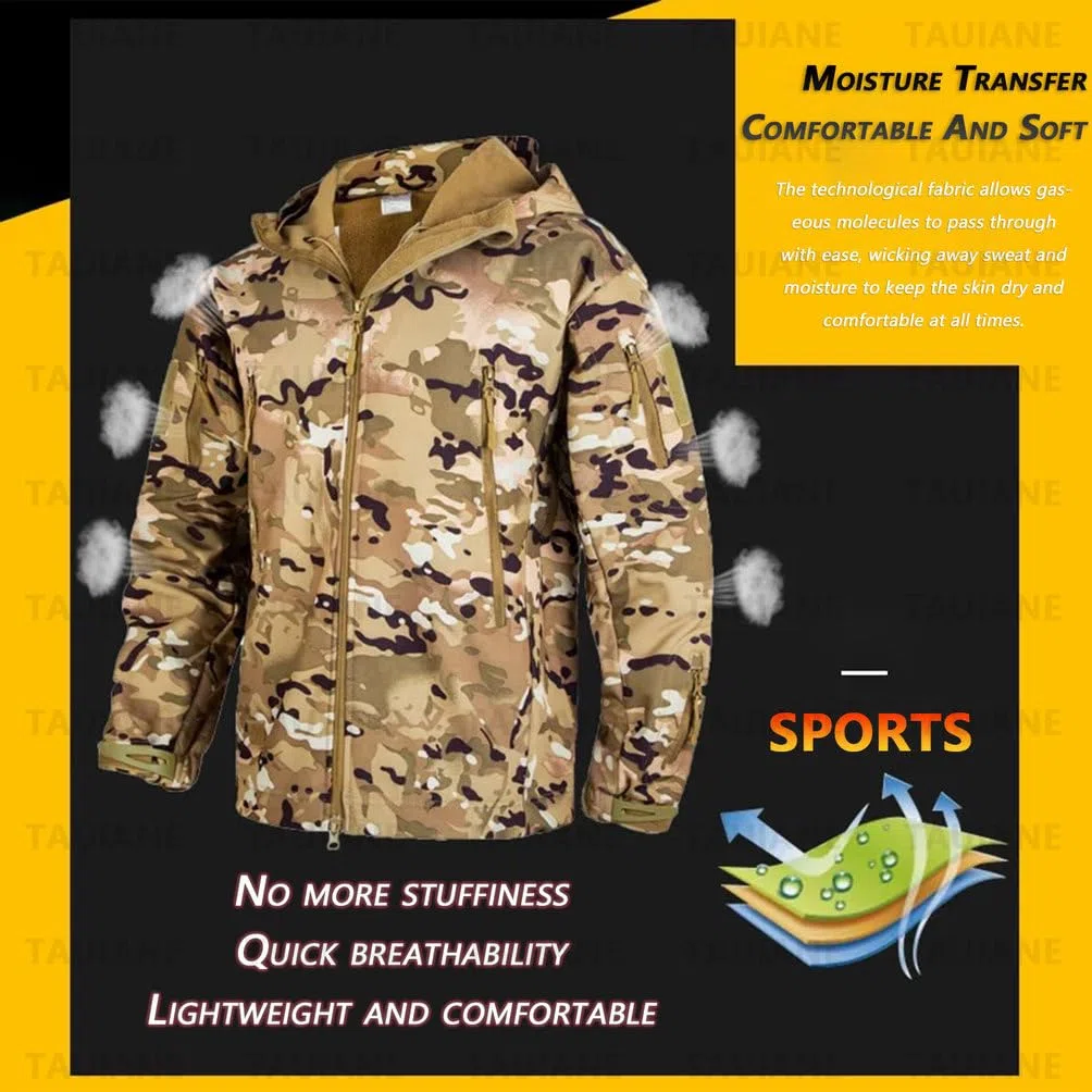 Outdoor Skianzug FüR Herren, 2 Teiliger Snowboard Schneeanzug, MilitäRbekleidung Kampfanzug, Modisches, Wasserdichtes Winter-Set Aus Warmer Skijacke Und Schneehose