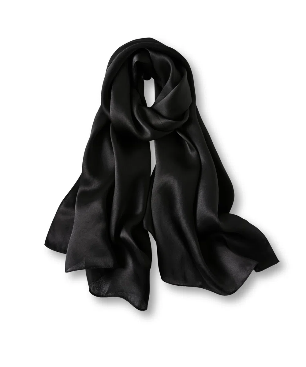 PoeticEHome 100% Maulbeerseide Schal 170x53cm – Seidenschal Damen Langhalstuch für Kopf & Hals | Geschenkverpackung