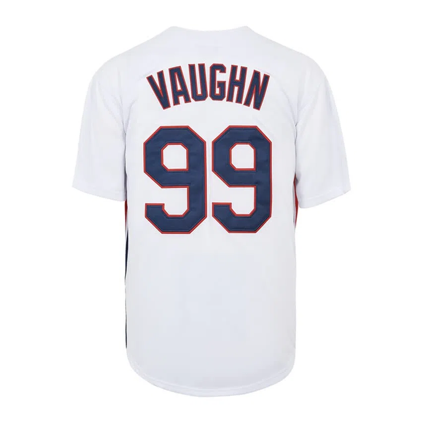 ZXCVB Herren #99 Ricky Vaughn Trikot 90er Jahre Hip Hop Kleidung Film Baseball Trikot genäht