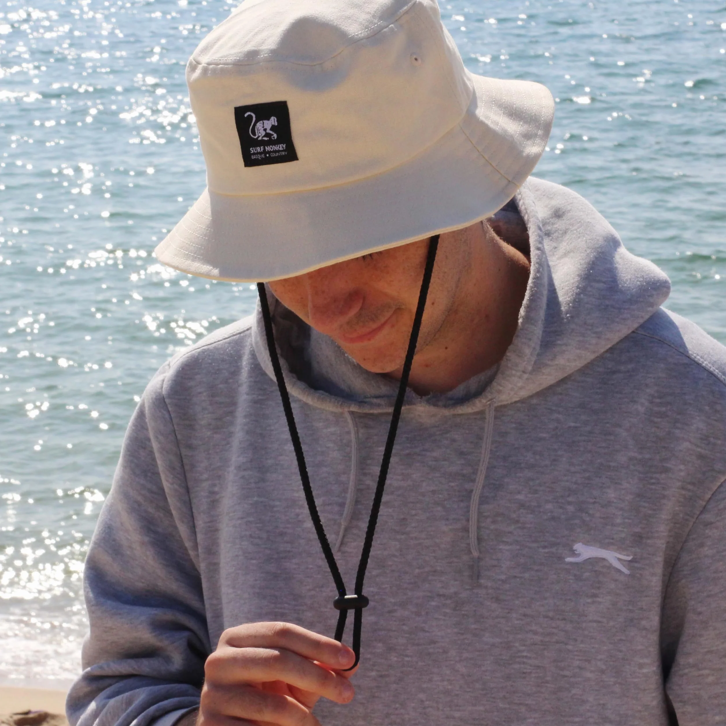Surf Monkey Boonie Hat Fischermütze für Herren/Damen, 100 % Baumwolle