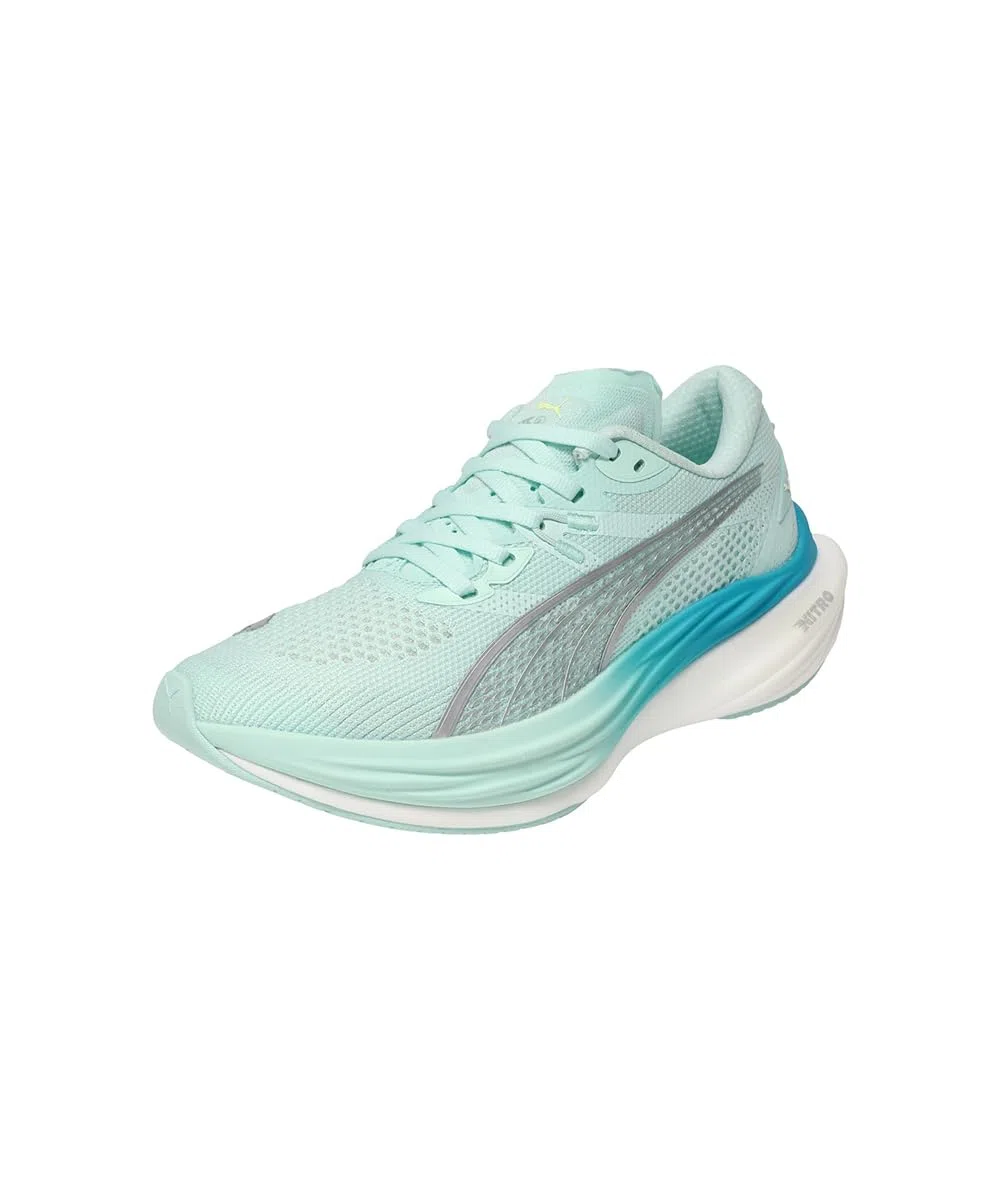Puma Damen Deviate Nitro 3 WNS Mint Melt-Speed BlueSchuhe