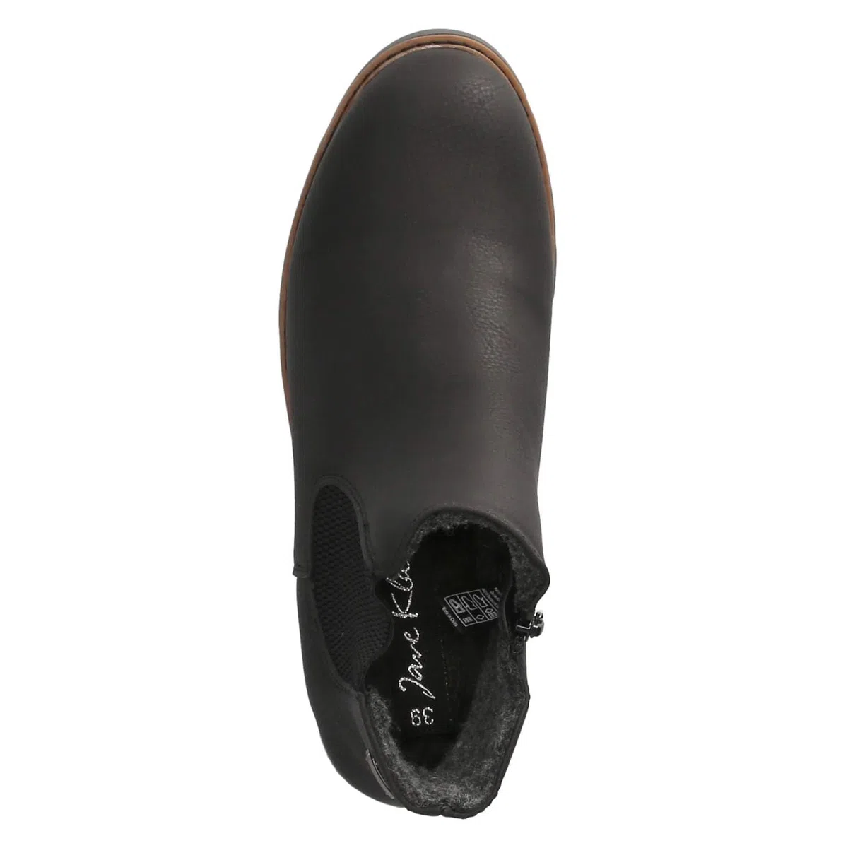 JANE KLAIN Damen Stiefeletten Schwarz Synthetik 39