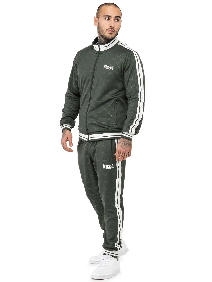 Lonsdale Herren Trainingsanzug schmale Passform ASHWELL