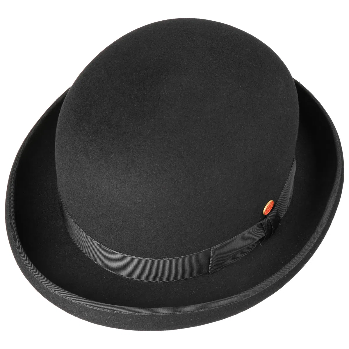 Mayser Viril Melone Hut Herrenhut Bowler Wollfilzhut Mit Ripsband