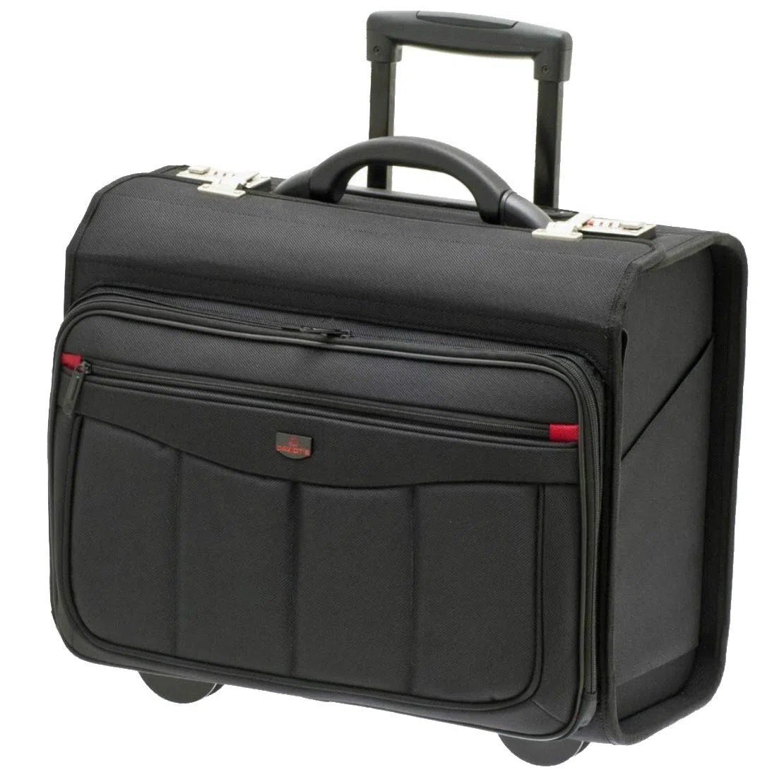 Pilotenkoffer Trolley Aktenkoffer mit Rollen und Laptopfach 15" Zoll Business Laptop Trolley Handgepäck