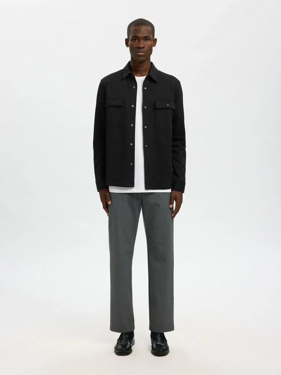 SELECTED HOMME Male Overshirt Klassisches | Overshirt